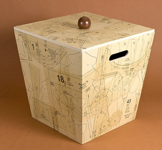 Mod-Podge-box-covered-in-pattern-pieces